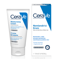 CeraVe Nemlendirici Yüz Ve Vücut Kremi - Kuru Ciltler İçin Seramid Ve Hyalüronik Asit İçerikli 50 ml - 2