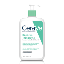 CeraVe Normal Ve Yağlı Ciltler İçin Köpüren Temizleyici 473 ml - 1