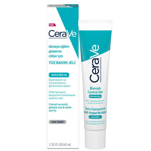 CeraVe Akneye Eğilim Gösteren Ciltler İçin Yüz Bakım Jeli 40 ml - 1