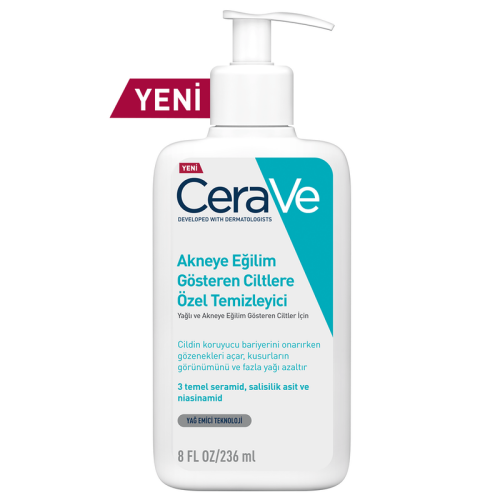 CeraVe Yağlı Ve Akneye Eğilimli Ciltler İçin Yüz Temizleme Jeli 236 ml - 2