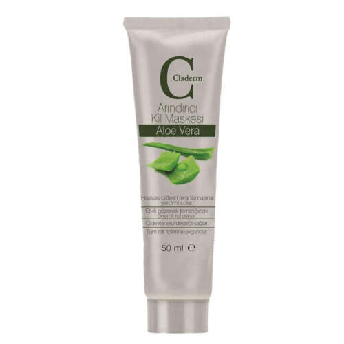 Claderm Aloe Vera İçerikli Kil Maskesi 50 ml - 1