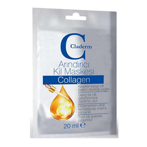 Claderm Kolajen İçerikli Arındırıcı Kil Maskesi 20 ml - 1