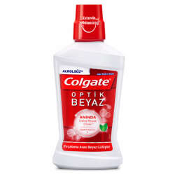 Colgate Alkolsüz Optik Beyaz Ağız Bakım Suyu 500 ml - 1