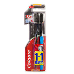 Colgate Mikro Hassas Siyah Slim Yumuşak Diş Fırçası 1+1 Bedava - 1