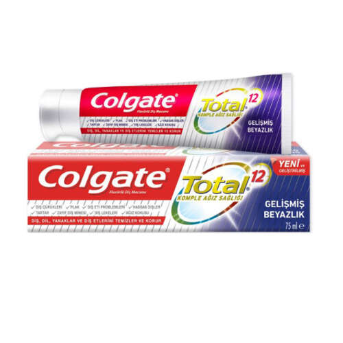 Colgate Total Gelişmiş Beyazlık Diş Macunu 75 ml - 1