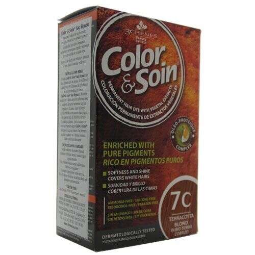 Color and Soin Saç Boyası 7C Terracotta Sarısı - 1