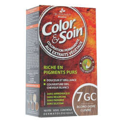 Color and Soin Saç Boyası 7GC Golden Copper Blond - 1