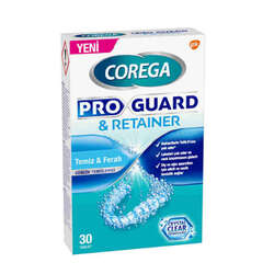 Corega Pro Guard Retainer Temiz Ferah Protez Temizleyici 30 Tablet