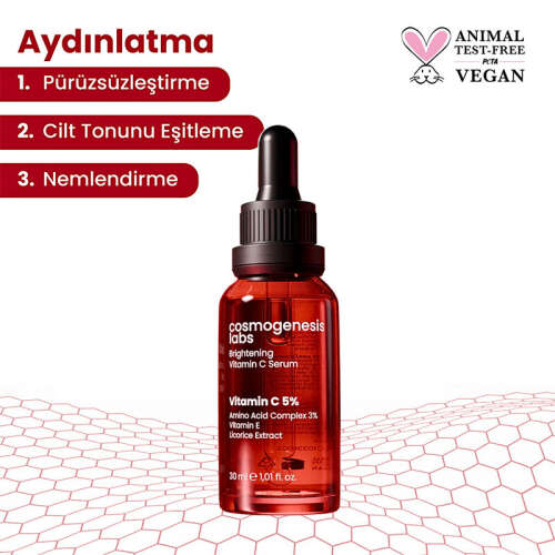 Cosmogenesis Labs Aydınlatıcı C Vitamini Serum 30 ml - 5