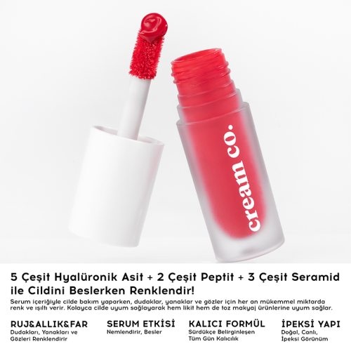 ​Cream Co Glow Tint 5 ml - 501 Deep Red - 3