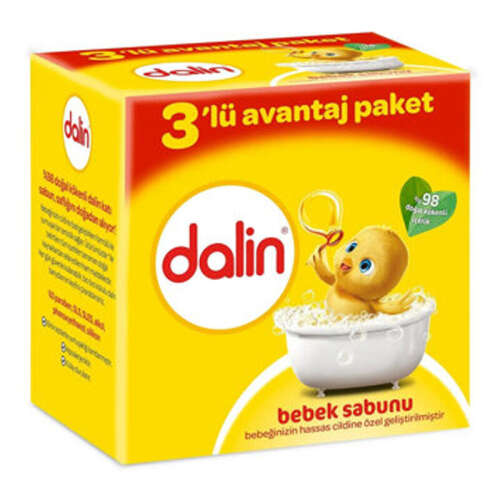 Dalin Hassas Ciltler İçin Bebek Sabunu 3 Paket - 1