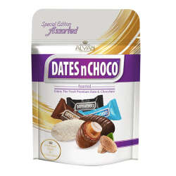 Dates N Choco Bitter- Beyaz - Sütlü Çikolata Kaplı Hurma 90 gr - 1