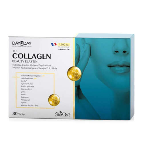 Day2Day The Collagen Beauty Elastin Takviye Edici Gıda 30 Tablet - 1