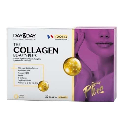 Day2Day The Collagen Beauty Plus Takviye Edici Gıda 40 ml x 30 Adet - 1