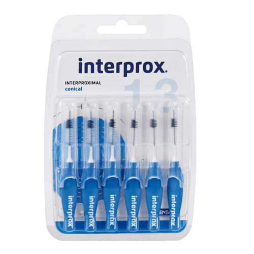 Dentaid INTERPROX 4G Conical Blister 6 Adet - Mavi - N31189 - 1