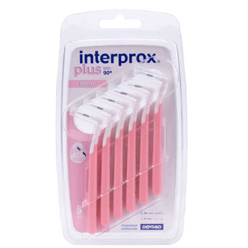 Dentaid INTERPROX Plus 2G Nano Blister 6 Adet - Pembe - N5251471 - 1