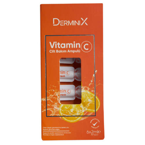 Derminix Vitamin C Cilt Bakım Ampülü 12 ml - 1