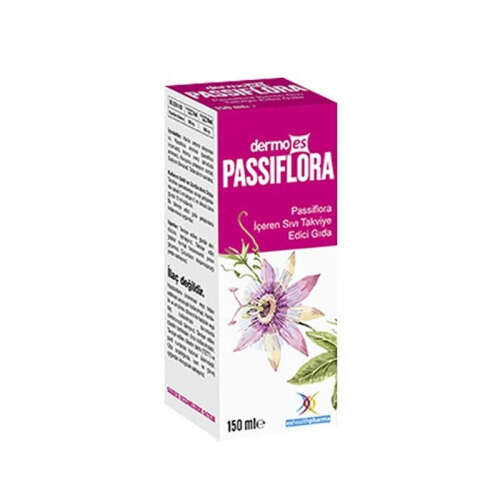 Dermoes Passiflora İçeren Sıvı Takviye Edici Gıda 150 ml - 1