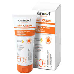 Dermokil Sun Cream Çok Yönlü Yüksek Koruyucu Güneş Kremi Spf50 75 ml - 1