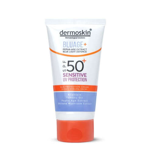 Dermoskin Bluage+ SPF50+ Hassas Ciltler İçin Güneş Kremi 50 ml - 1