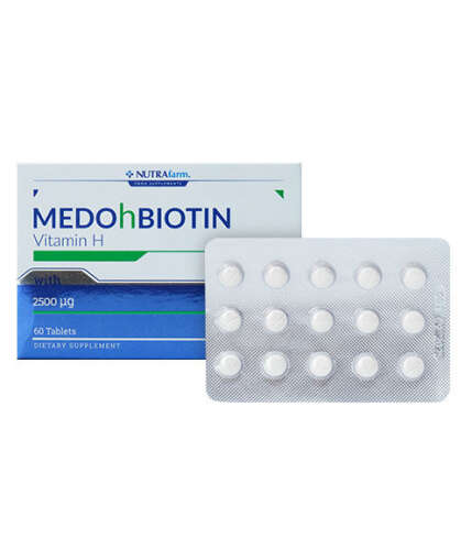 Dermoskin Medohbiotin Biotin 2,5mg 60 Tablet - 1