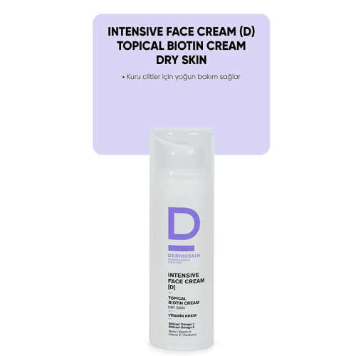 Dermoskin Intensive Face Cream D Topical Biotin Cream (Kuru Ciltler) 50 ml - 3