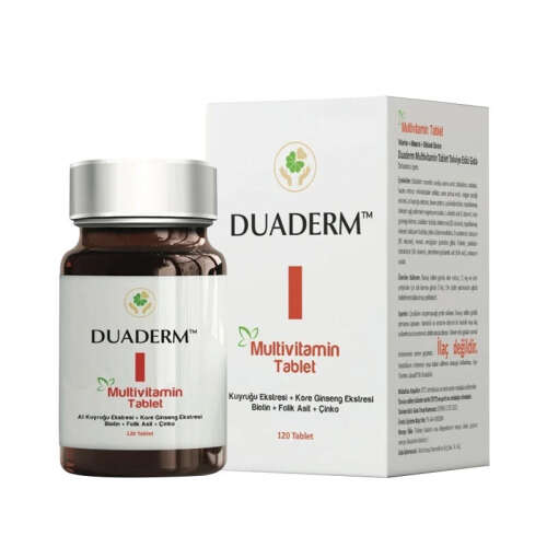 Duaderm Multivitamin Takviye Edici Gıda 120 Tablet - 1