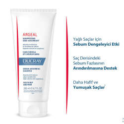 Ducray Argeal Yağlı Saçlar İçin Şampuan 200 ml - 3