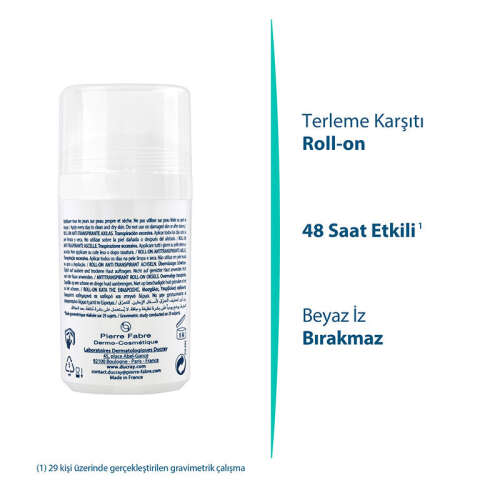 Ducray Hidrosis Terleme Karşıtı Roll On 40 ml - 3