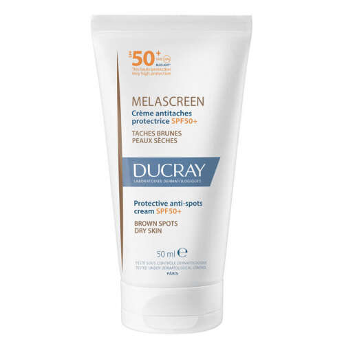 Ducray Melascreen Leke Eğilimli ve Kuru Ciltler İçin Güneş Koruyucu SPF 50+ 50 ml - 1