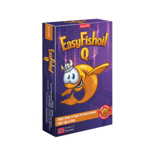 Easy Fish Oil Q Kids Çiğnenebilir 30 Tablet - 1