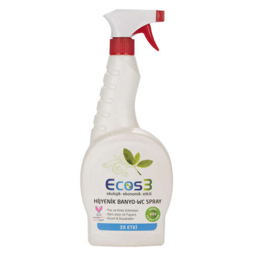 Ecos3 Ekolojik Banyo ve Tuvalet Temizleyici Sprey 750ml - 1