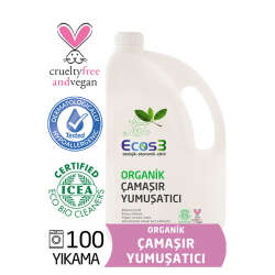 Ecos3 Organik Çamaşır Yumuşatıcı 2500 ml - 100 Yıkama - 2