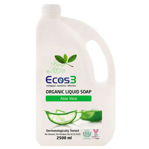 Ecos3 Organik Sıvı Sabun Aloe Vera 2500 ml - 1