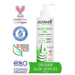 Ecowell Organik Aloe Vera Jel 200 ml