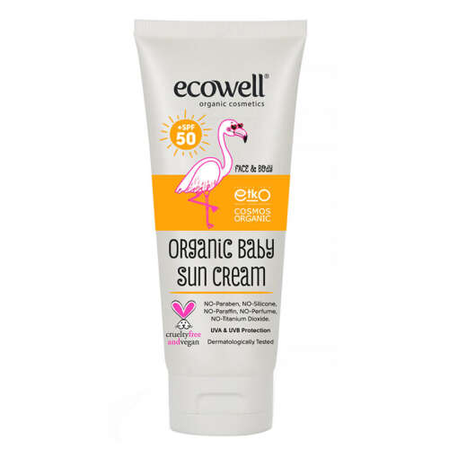 Ecowell Organik Bebek Güneş Kremi Spf 50 110 gr - 1