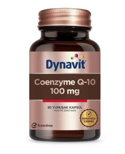 Eczacıbaşı Dynavit Coenzyme Q-10 100 Takviye Edici Gıda 30 Yumuşak Kapsül - 1