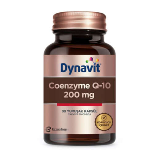 Eczacıbaşı Dynavit Coenzyme Q-10 200 Takviye Edici Gıda 30 Yumuşak Kapsül - 2