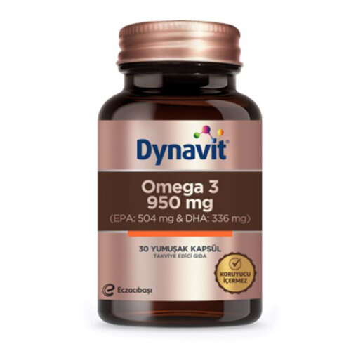 Eczacıbaşı Dynavit Omega 3 950 mg Takviye Edici Gıda 30 Yumuşak Kapsül - 2