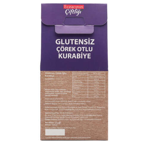 Eczacının Çiftliği Glutensiz Çörek Otlu Kurabiye 50 gr - 3