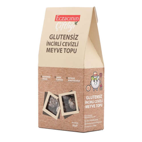 Eczacının Çiftliği Glutensiz İncirli Cevizli Meyve Topu 90 gr - 1