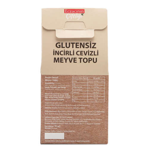 Eczacının Çiftliği Glutensiz İncirli Cevizli Meyve Topu 90 gr - 3