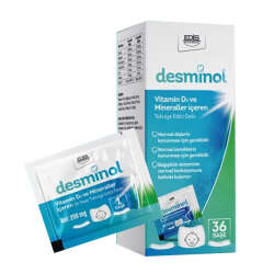 Edis Pharma Desminol Vitamin D3 ve Mineraller İçeren Takviye Edici Gıda 36 Saşe - 1