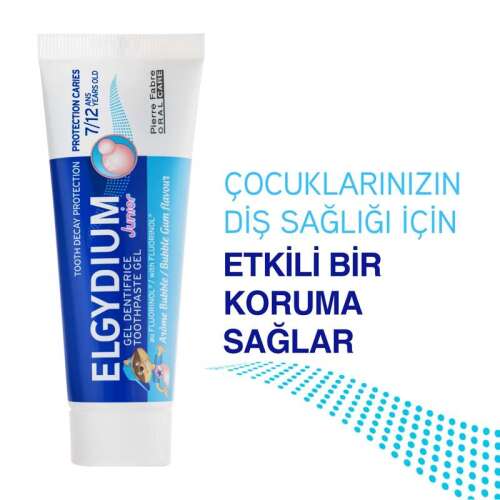 Elgydium Balonlu Ciklet Aromalı 7-12 Yaş Diş Macunu 50 ml - 5