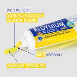 Elgydium Muz Aromalı Çocuk Diş Macunu 2-6 Yaş 50 ml - 3