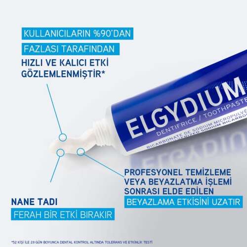 Elgydium Whitening Beyazlatıcı Günlük Diş Macunu 75 ml - 3