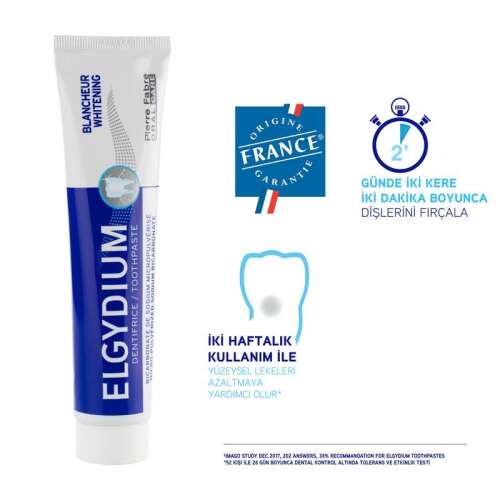 Elgydium Whitening Beyazlatıcı Günlük Diş Macunu 75 ml - 6