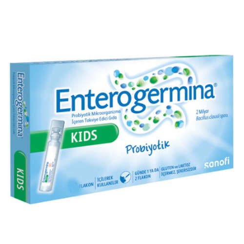 Enterogermina Çocuklar için Takviye Edici Gıda 100ml ( 5ml x 20 flakon ) - 1