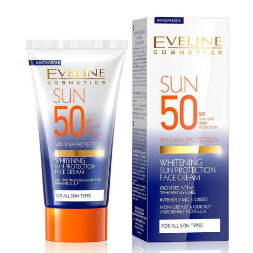 Eveline Sun Protection Cream SPF 50 and Skin Whitening 50 ml - 1