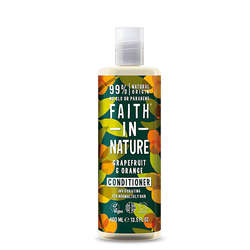 Faith In Nature %99 Doğal İçerikli Greyfurt-Portakal Tazeleyici Saç Kremi 400 ml - 1